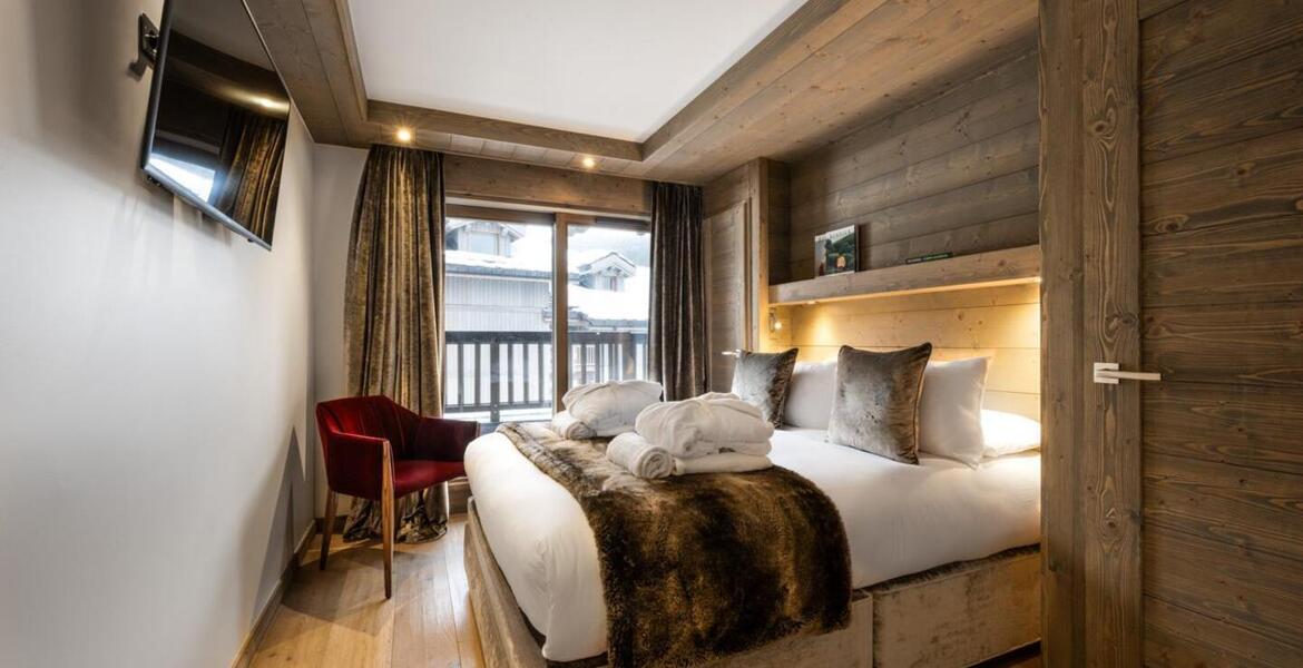 The penthouse in Courchevel 1650 Moriond, located on the 5th