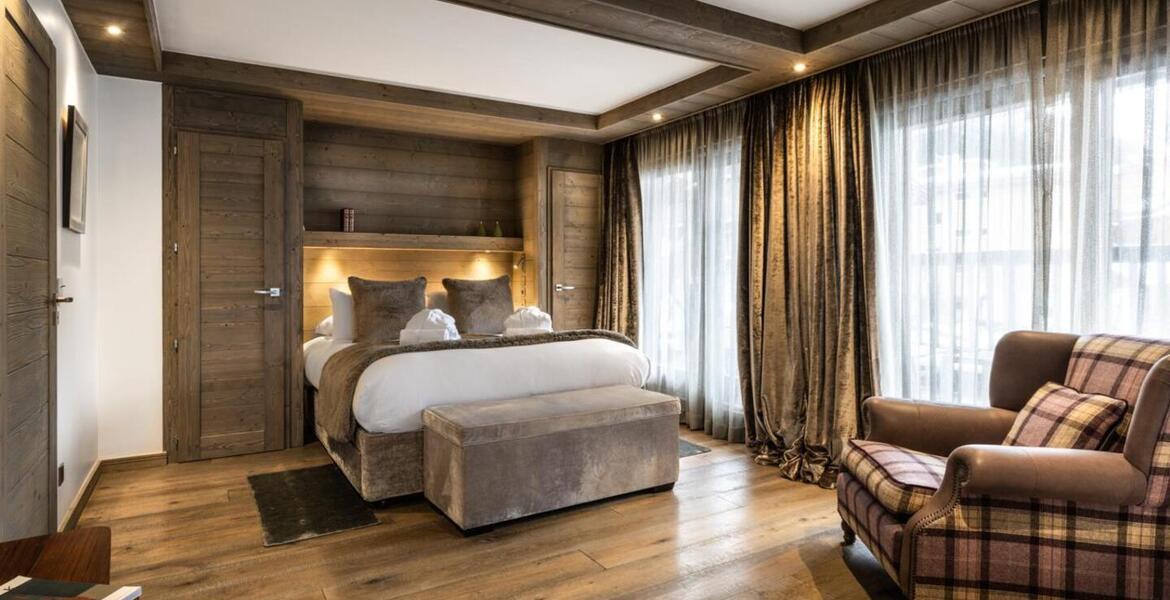 The penthouse in Courchevel 1650 Moriond, located on the 5th