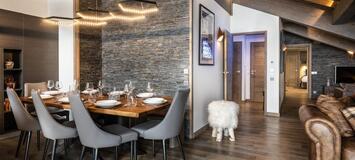 The penthouse in Courchevel 1650 Moriond, located on the 5th