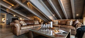 The penthouse in Courchevel 1650 Moriond, located on the 5th