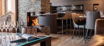 The penthouse in Courchevel 1650 Moriond, located on the 5th