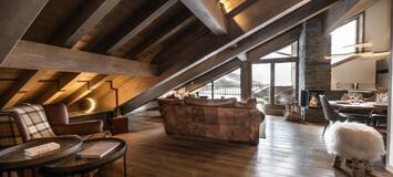 The penthouse in Courchevel 1650 Moriond, located on the 5th