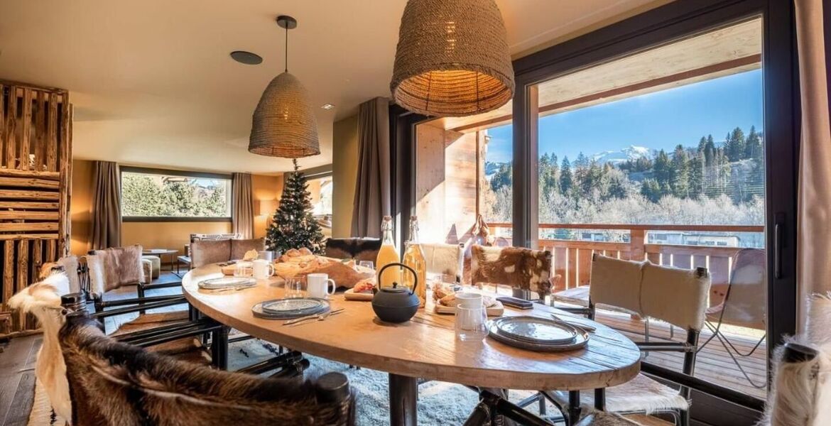 Chalet de lujo en Megève con impresionantes vistas