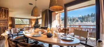 Chalet de luxe à Megève avec vue imprenable sur la montagne