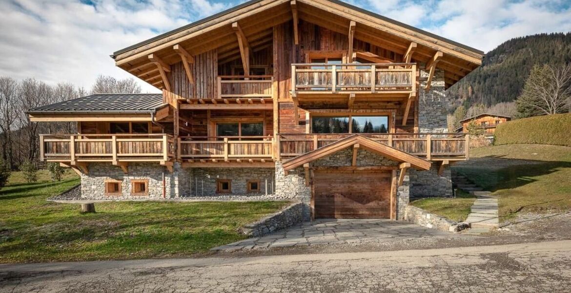 Chalet de lujo en Megève con impresionantes vistas