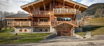 Chalet de luxe à Megève avec vue imprenable sur la montagne