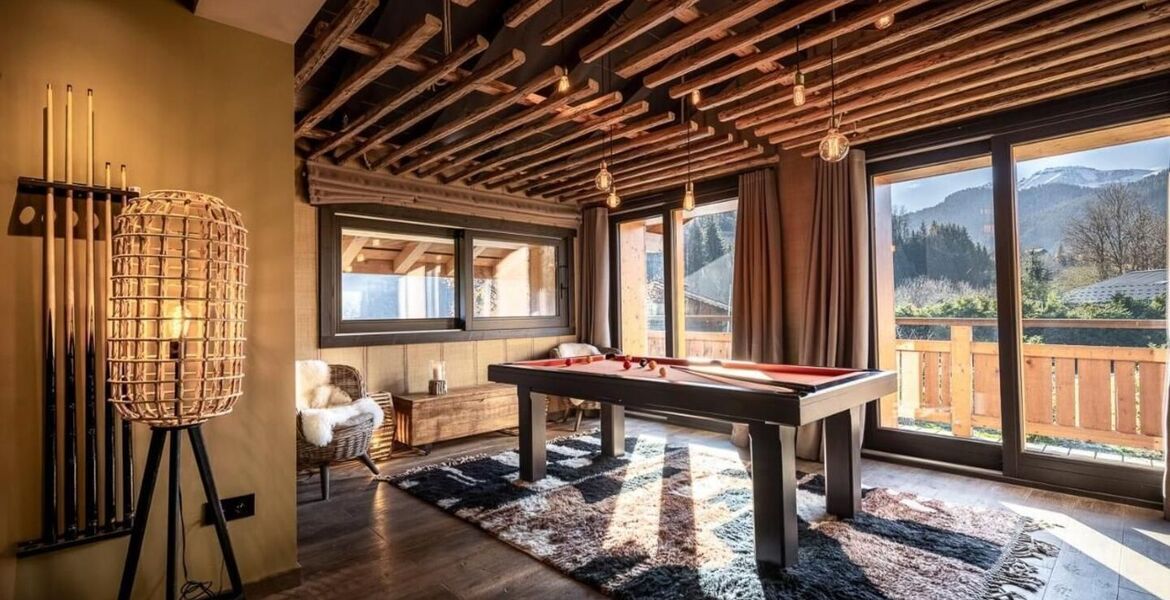 Chalet de lujo en Megève con impresionantes vistas