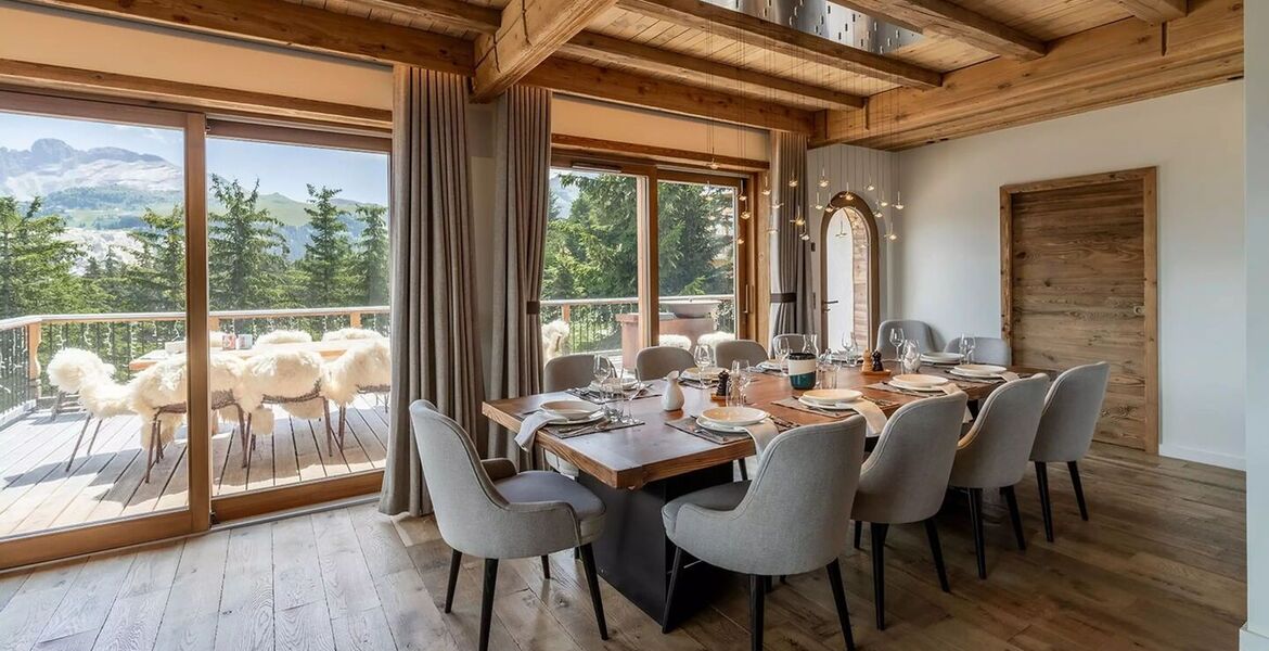 Chalet de luxe à Courchevel 1850 avec piscine chauffée