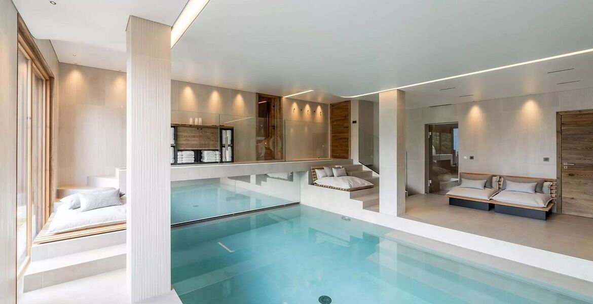 Chalet de luxe à Courchevel 1850 avec piscine chauffée