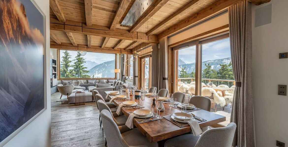 Chalet de luxe à Courchevel 1850 avec piscine chauffée