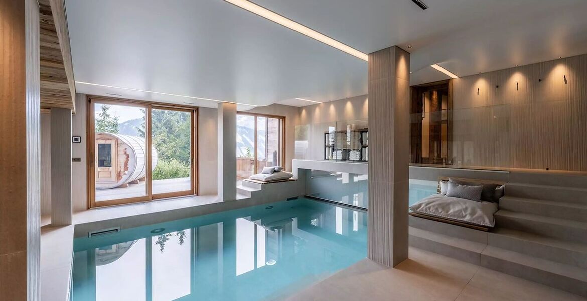 Chalet de luxe à Courchevel 1850 avec piscine chauffée