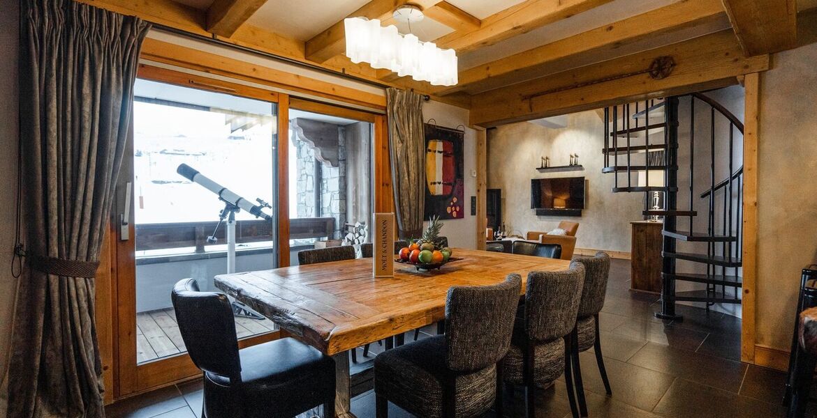 Apartamento con acceso directo a las pistas en Courchevel