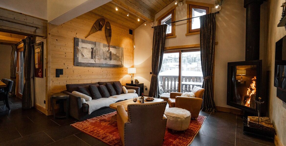 Apartamento con acceso directo a las pistas en Courchevel