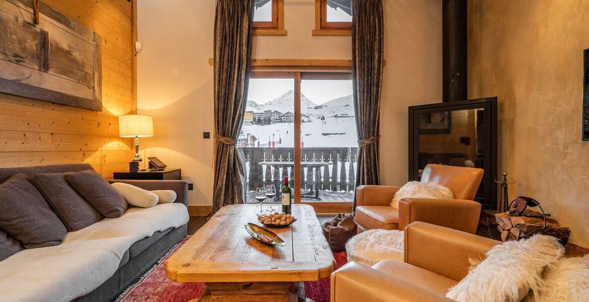 Apartamento con acceso directo a las pistas en Courchevel