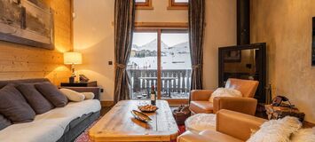 Apartamento con acceso directo a las pistas en Courchevel