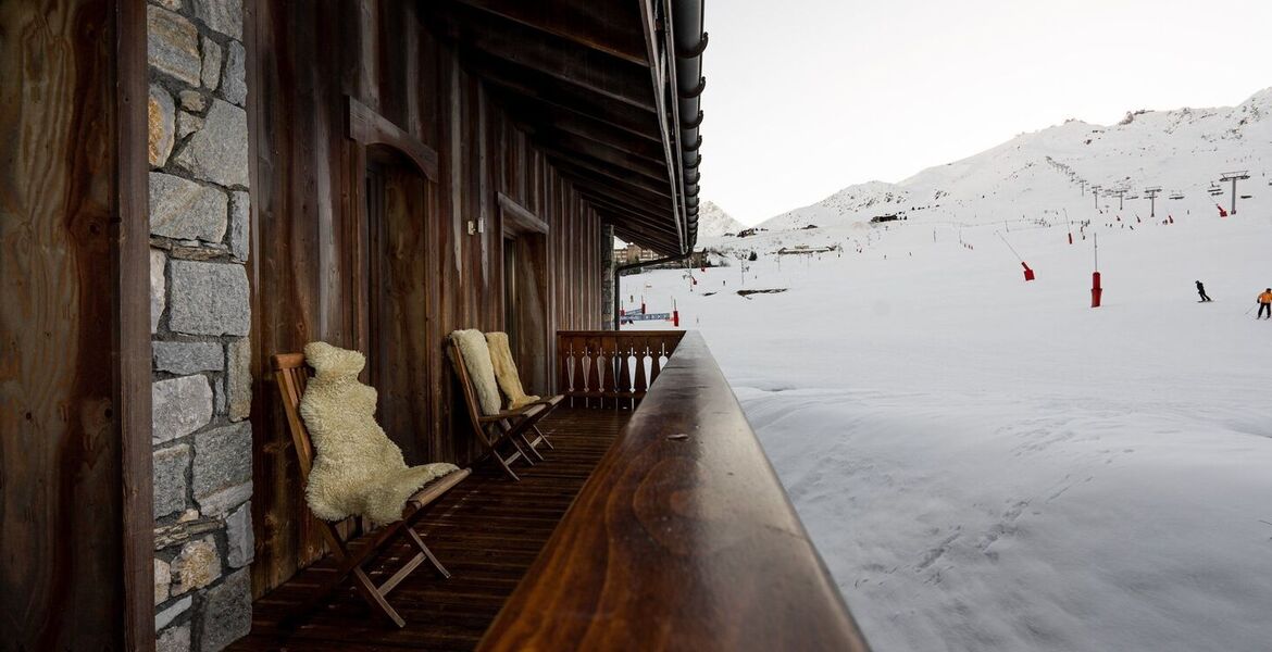 Apartamento con acceso directo a las pistas en Courchevel