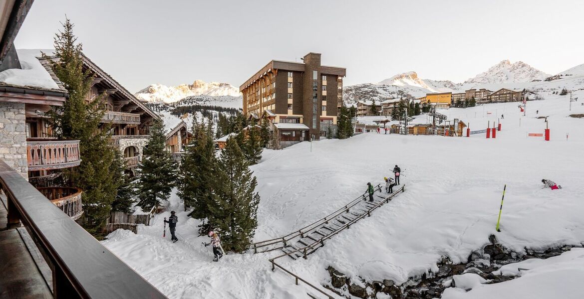 Apartamento con acceso directo a las pistas en Courchevel