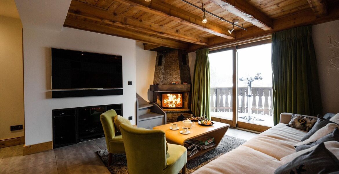 Appartement skis aux pieds à Courchevel 1850