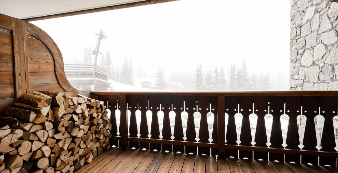 Appartement skis aux pieds à Courchevel 1850