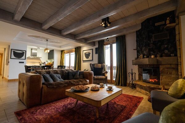 Appartement skis aux pieds à Courchevel 1850