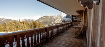 Appartement skis aux pieds à Courchevel 1850