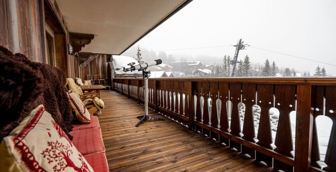 Appartement skis aux pieds à Courchevel 1850