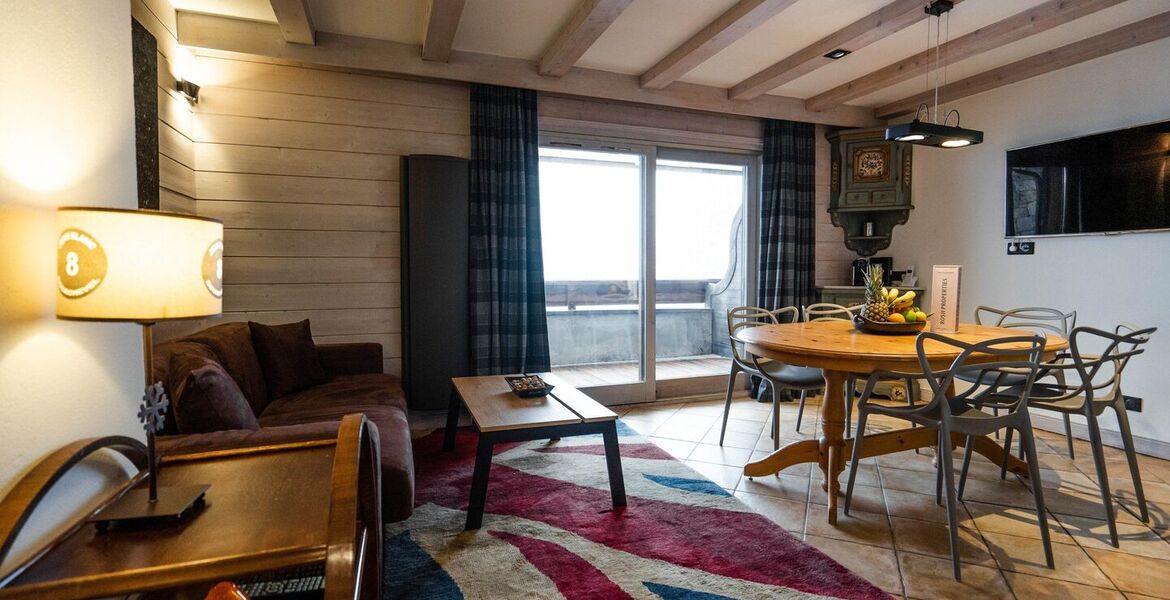 Apartamento con acceso directo a las pistas en Courchevel