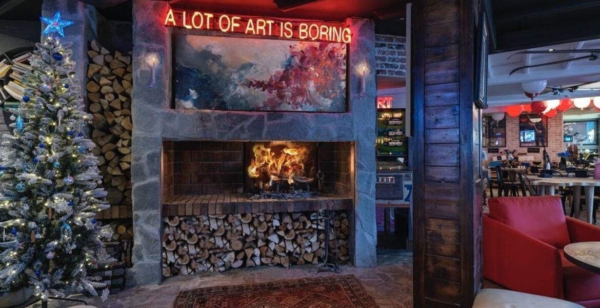 Elegante suite de un dormitorio en Courchevel