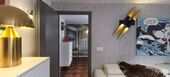 Elegante suite de un dormitorio en Courchevel