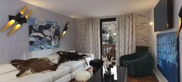 Elegante suite de un dormitorio en Courchevel