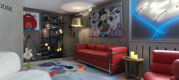Moderna suite de un dormitorio en Courchevel