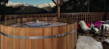 Suite exclusiva con terraza panorámica en Courchevel 1850