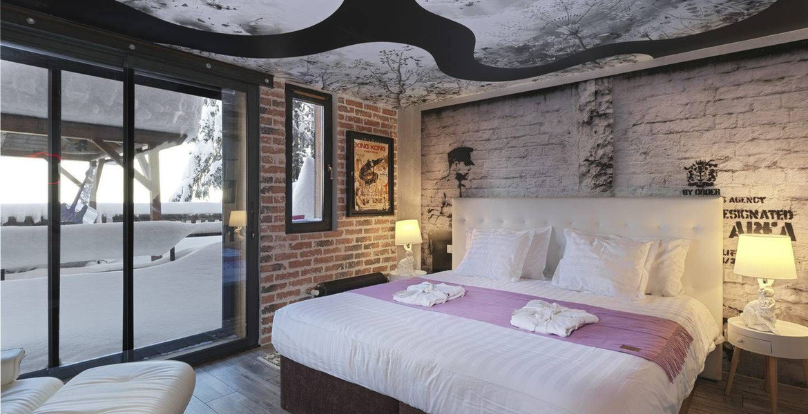 Suite exclusiva con terraza panorámica en Courchevel 1850