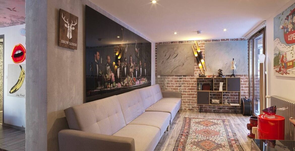 Suite exclusiva con terraza panorámica en Courchevel 1850