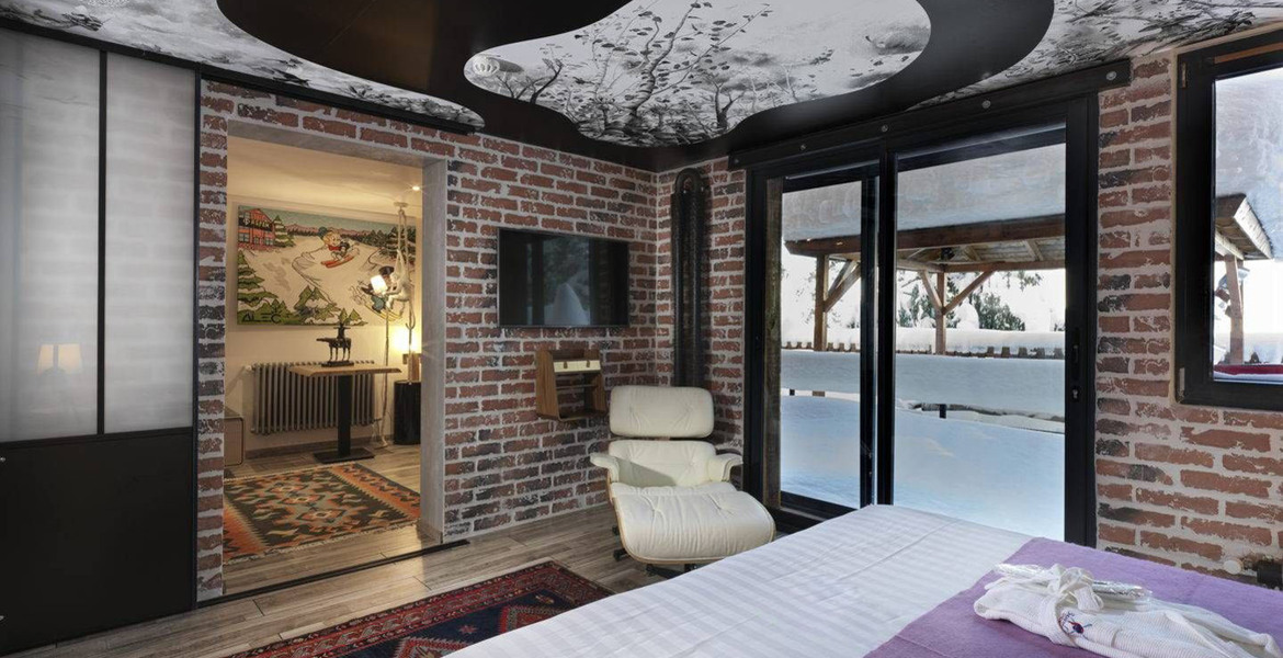 Suite exclusiva con terraza panorámica en Courchevel 1850