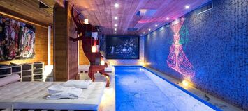Suite exclusiva con terraza panorámica en Courchevel 1850