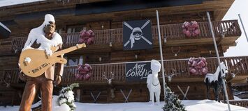 Suite exclusiva con terraza panorámica en Courchevel 1850