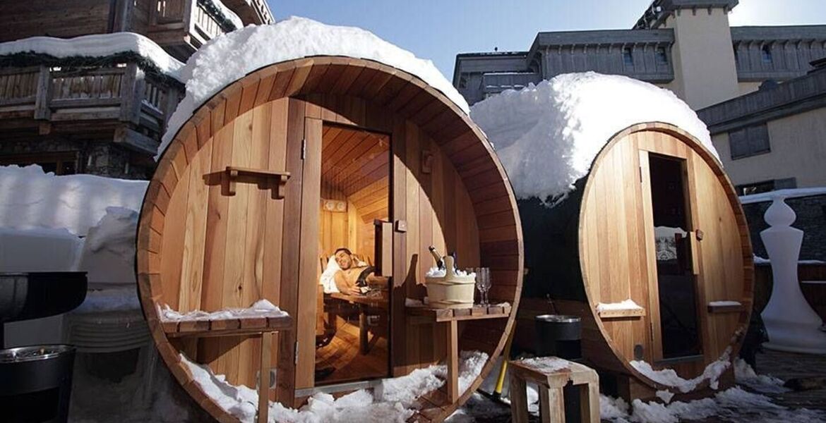 Suite exclusiva con terraza panorámica en Courchevel 1850