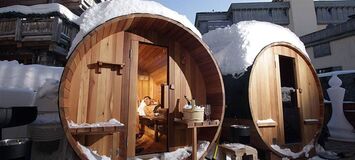 Suite exclusiva con terraza panorámica en Courchevel 1850