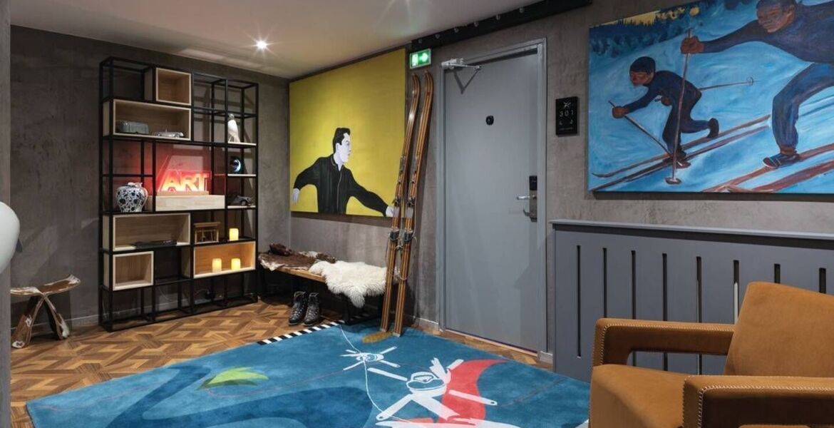 Suite exclusiva con terraza panorámica en Courchevel 1850