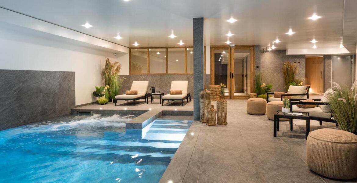 The duplex flat in Meribel