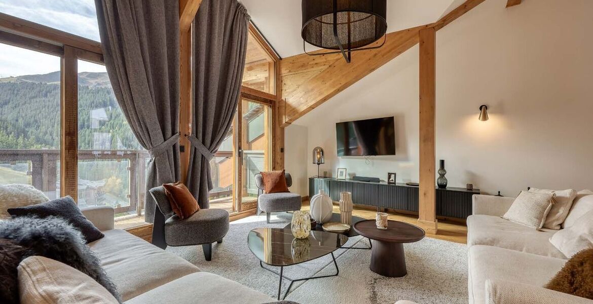 Appartement élégant avec vue panoramique à Courchevel 1650