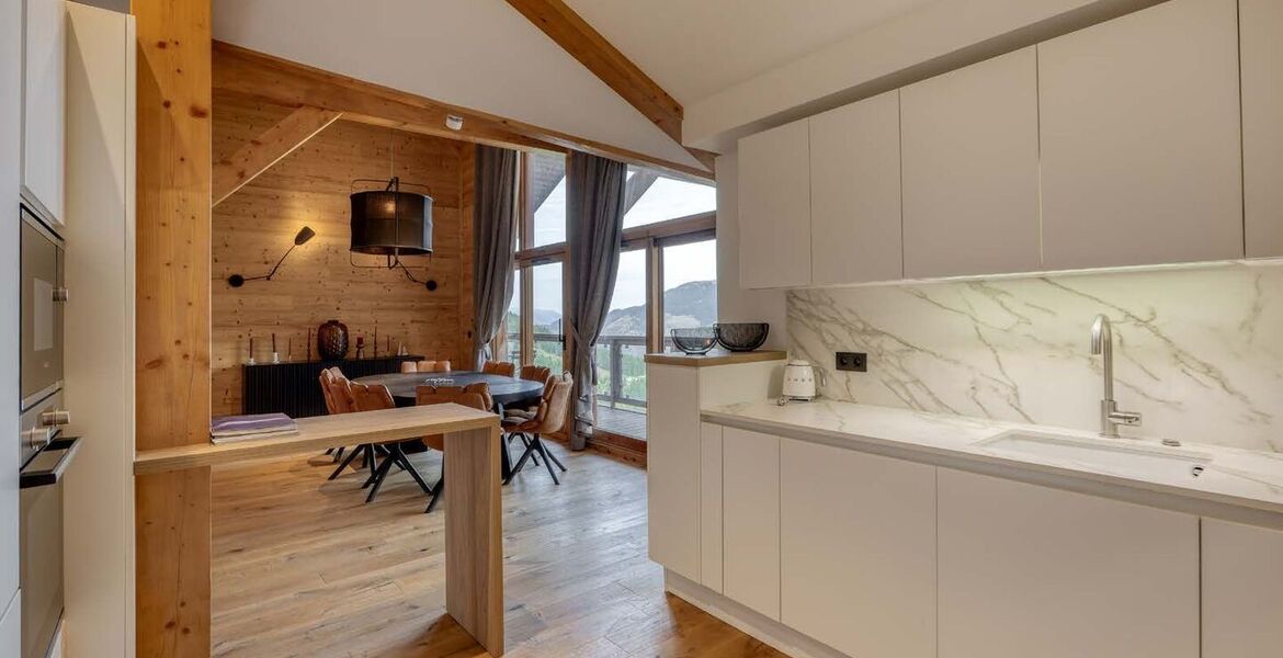 Appartement élégant avec vue panoramique à Courchevel 1650