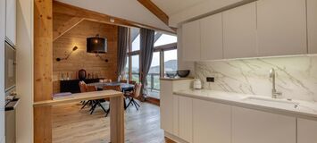 Appartement élégant avec vue panoramique à Courchevel 1650