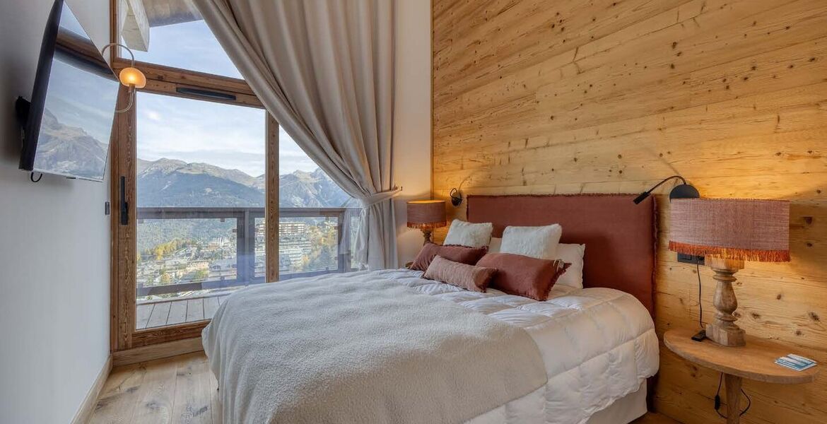 Appartement élégant avec vue panoramique à Courchevel 1650