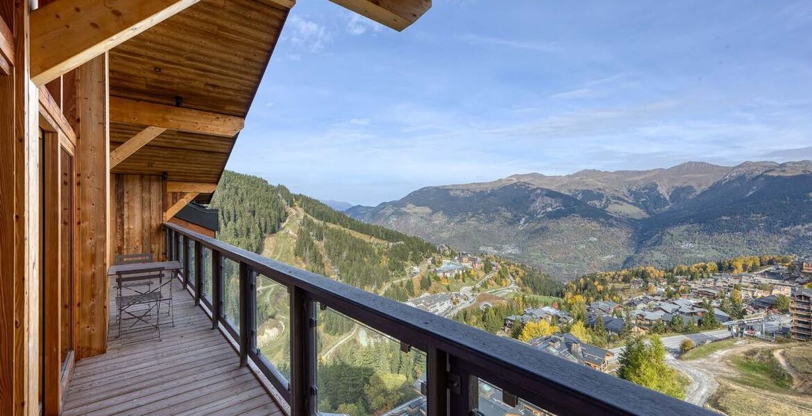 Appartement élégant avec vue panoramique à Courchevel 1650