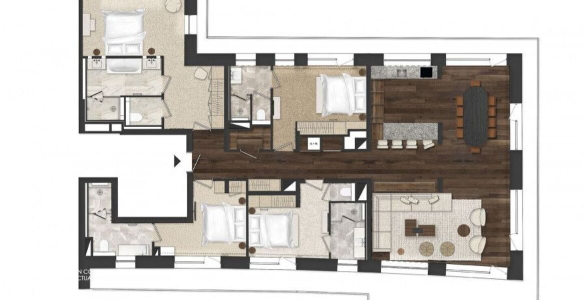 Apartment for rent in Courchevel 1850