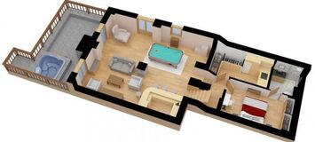 Chalet for rent in Meribel