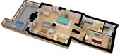 Chalet for rent in Meribel
