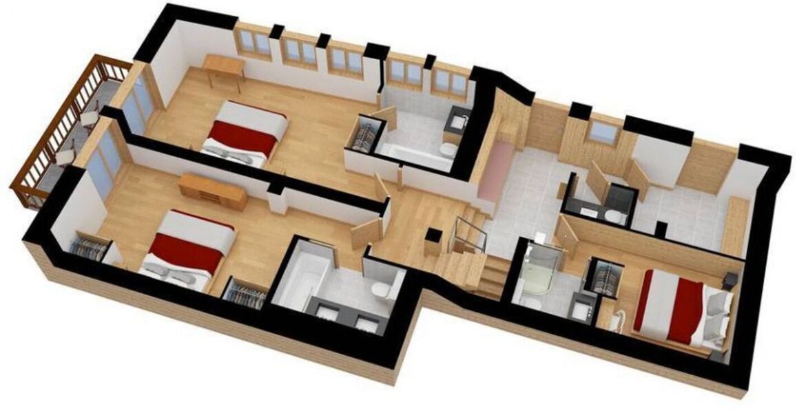 Chalet for rent in Meribel